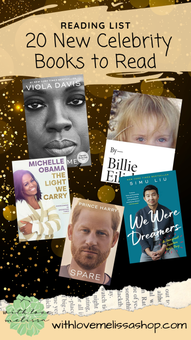 Celebrity Books Pin